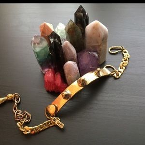 Vanessa Mooney x FP Gold Spike Arm Band Bracelet